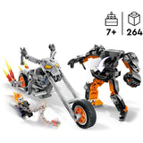 Lego marvel - ghost rider mech motorcykel byggelegetøj (76245)