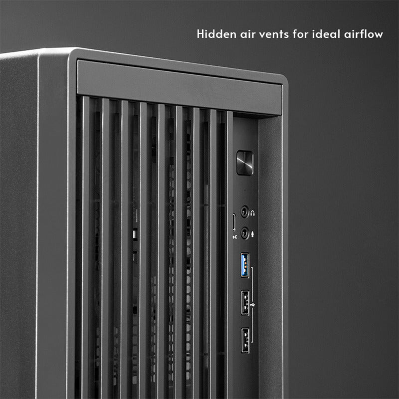Chieftec uni bs-20b-op mini tårnhus (sort | 3x USB-A | 1x USB-C)