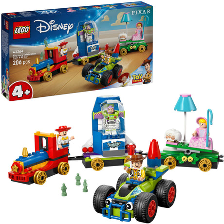Lego Disney og Pixars Toy Story-festtog og fjernstyrede bilsæt - 43264