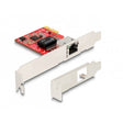 Delock pci express x1-kort til 1 x rj45 2,5 gigabit lan i225 nbase-t - lavprofilnetværksadapter