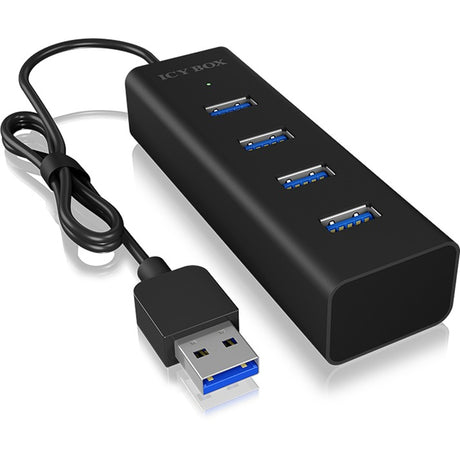 Icy box ib-hub1409-u3 4-ports USB-hub (sort)