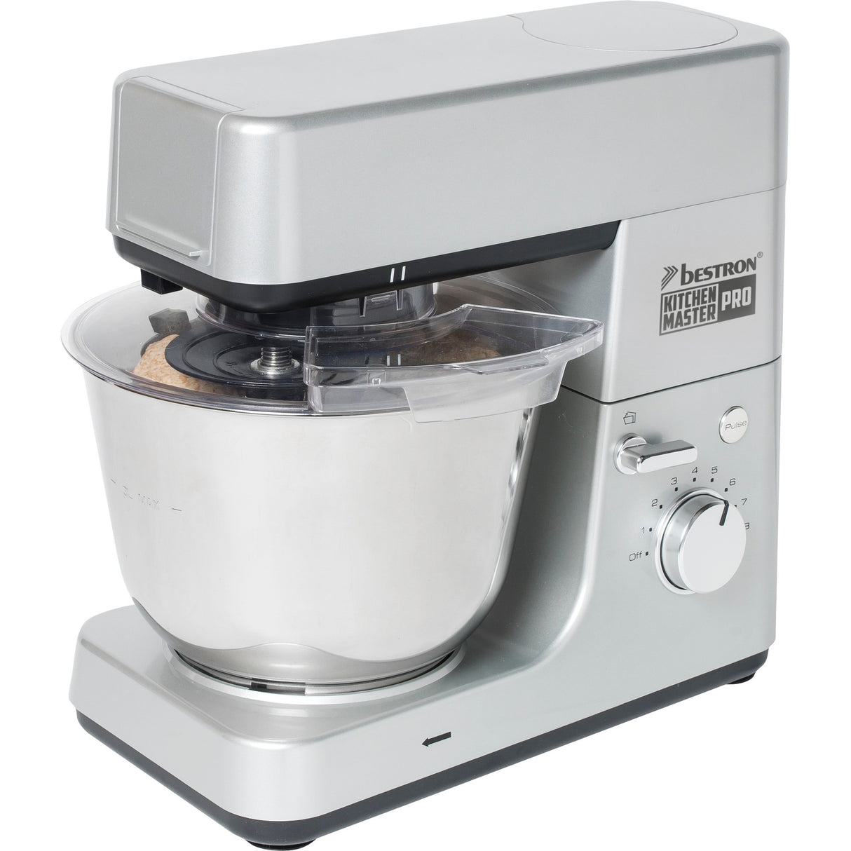 Bestron akm1600s 4-i-1 foodprocessor kitchen master pro (sølv)