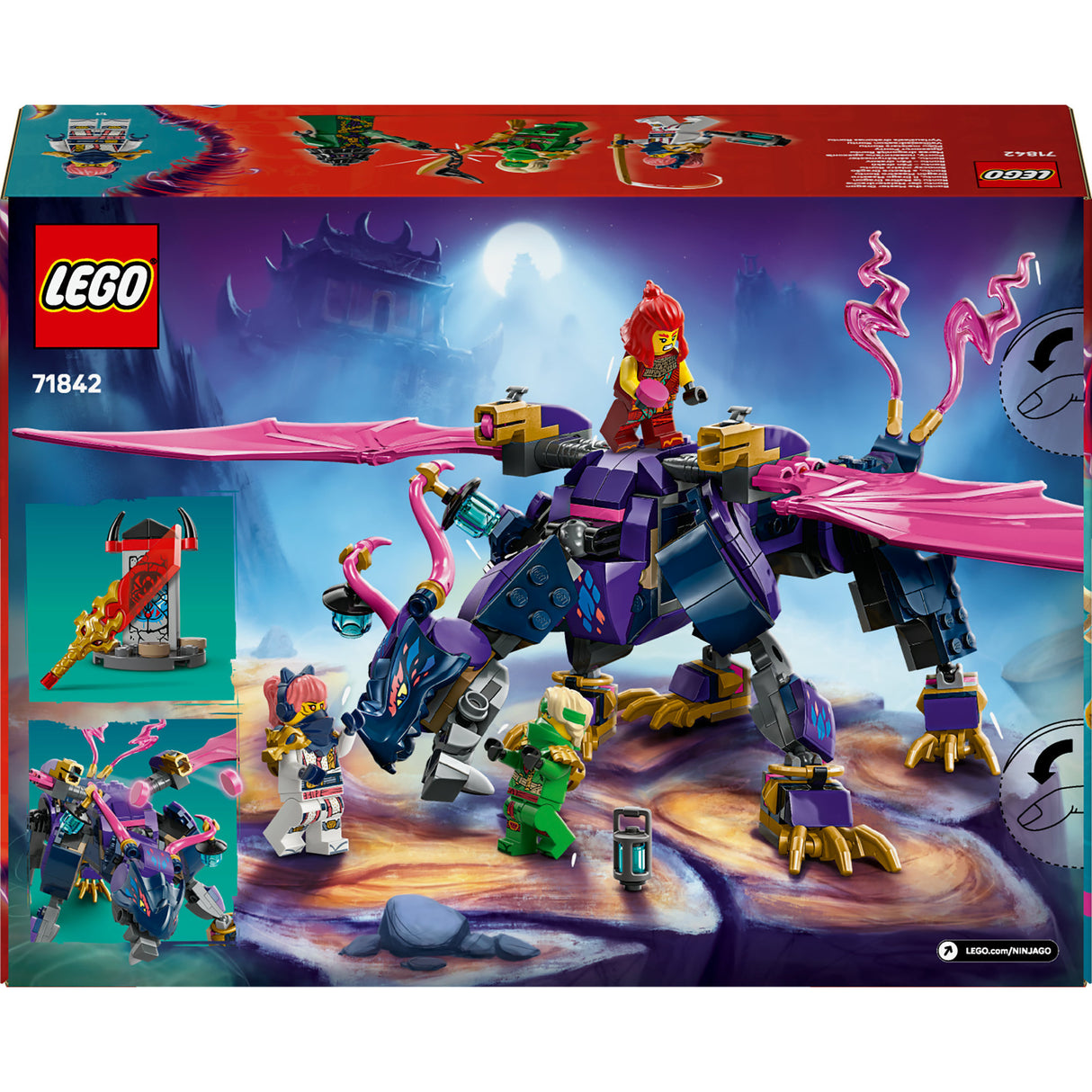 Lego ® ninjago® rontu mesterdragen legetøjssæt - 71842