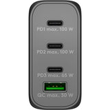 Goobay USB-C PD multiport hurtigoplader (100 W) (sort)