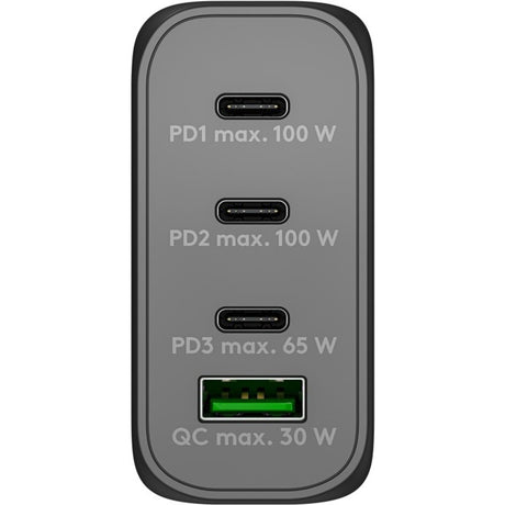Goobay USB-C PD multiport hurtigoplader (100 W) (sort)