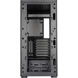 Silverstone sst-sed1-b midi tårnhus (sort | 2x USB-A | 1x USB-C)