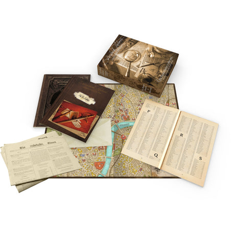 Asmodee sherlock holmes rådgivende detektiv: Themsen myrder andre sager brætspil (engelsk, 1 - 8 spillere, 60 - 90 minutter, fra 12 år)