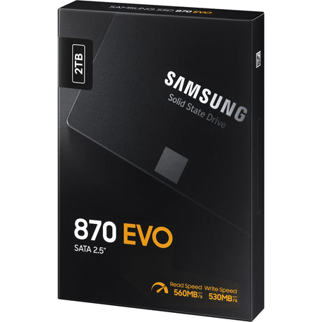 Samsung 870 evo 2 TB SSD (mz-77e2t0b eu, sata 600)