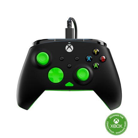 Turtle Beach Rematch Core Wired Controller (Black Green, Xbox Series X|S, Xbox One, PC)