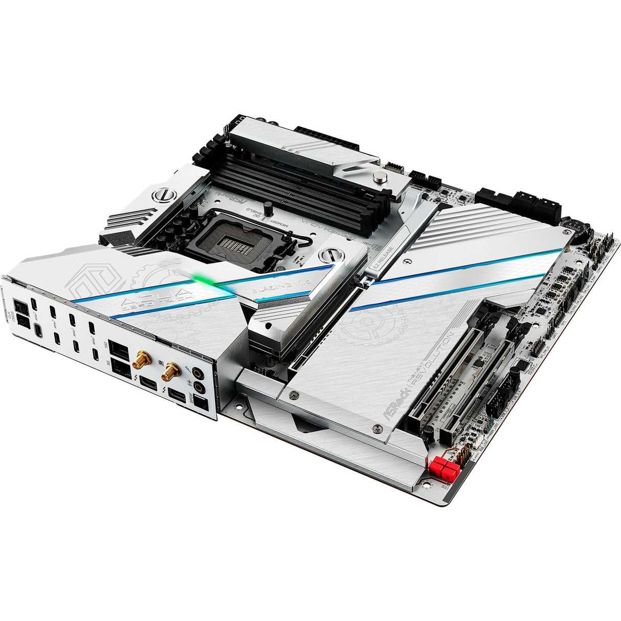 Asrock Z890 Taichi Aqua Socket 1851 bundkort (sort, RAID, 10GB-LAN, 5GB-LAN, Wi-Fi 7, BT, Sound, E-ATX)