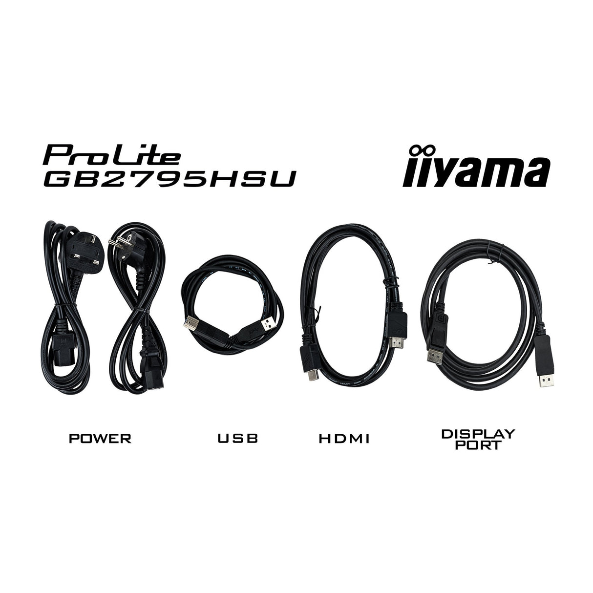 Iiyama G-Master Gold Phoenix GB2795HSU-B1 27 spilleskærm (sort, HDMI, DisplayPort, 4x USB-A, 280 Hz)