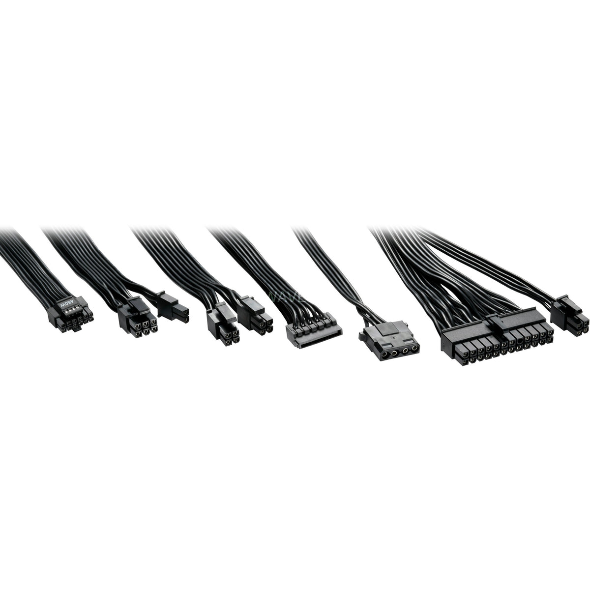 Sharkoon rebel p20 sfx modulær 750 watt strømforsyning (sort, 1x 12v-2x6, 2x pcie)