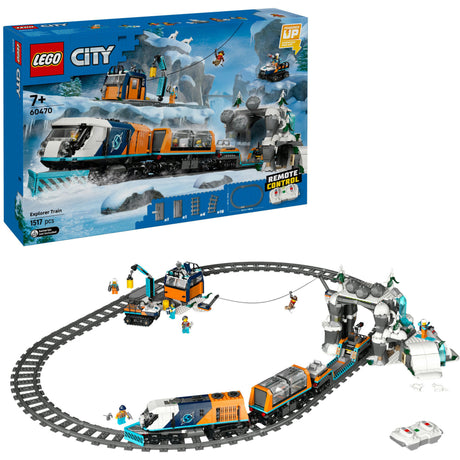 Lego city forskningstog på nordpolen køretøjslegetøj - 60470