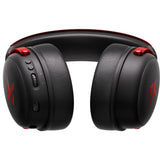 Mchose v9 pro trådløst over-ear gaming headset (sort rød, pc laptop playstation switch smartphone, 2,4 g bluetooth kabelført type-c)
