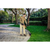 Black+decker 18v trimmer med 2 knive og batteri græstrimmer (sort orange, 25 cm, batteri inkluderet)