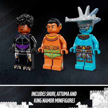 Lego marvel - konstruktionslegetøj til kong namors tronrum (76213)