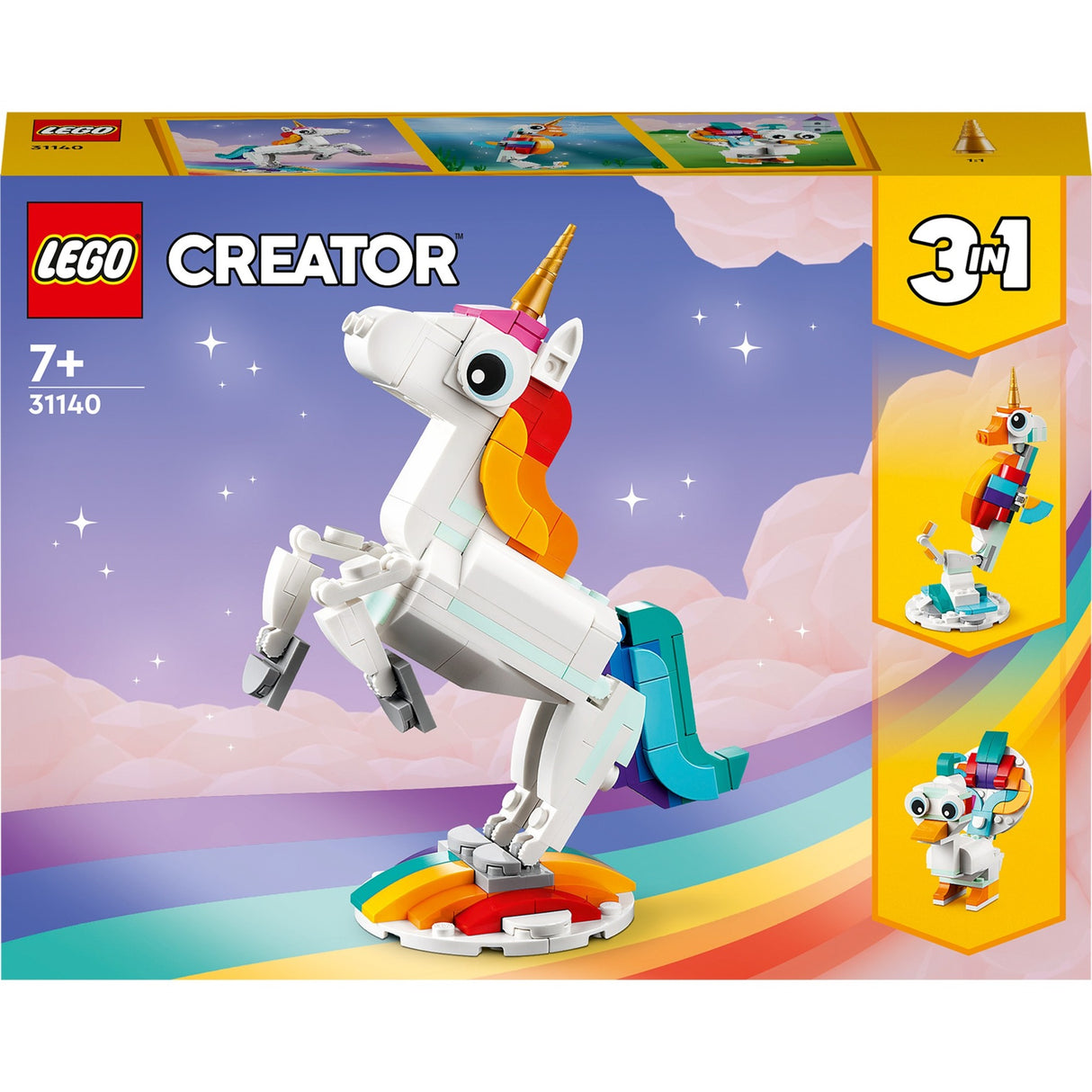 Lego creator 31140 3i1 magisk enhjørning