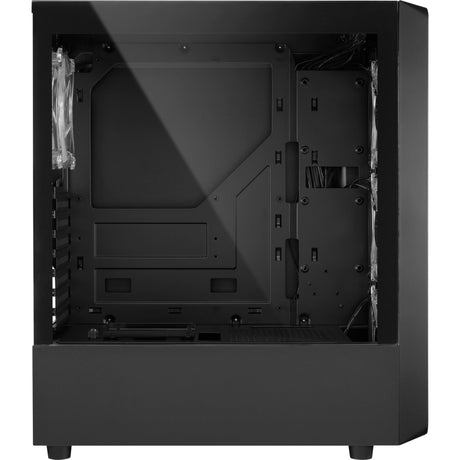 Sharkoon tk4 rgb midi tårnhus (sort | 4x usb-a | rgb | hærdet glas)