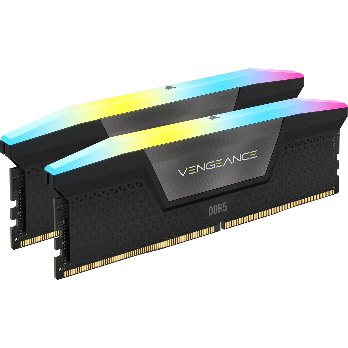 Corsair Vengeance RGB 32 GB DDR5-6000 (2x 16 GB) RAM (sort, cmh32gx5m2b6000c38, xmp 3.0)