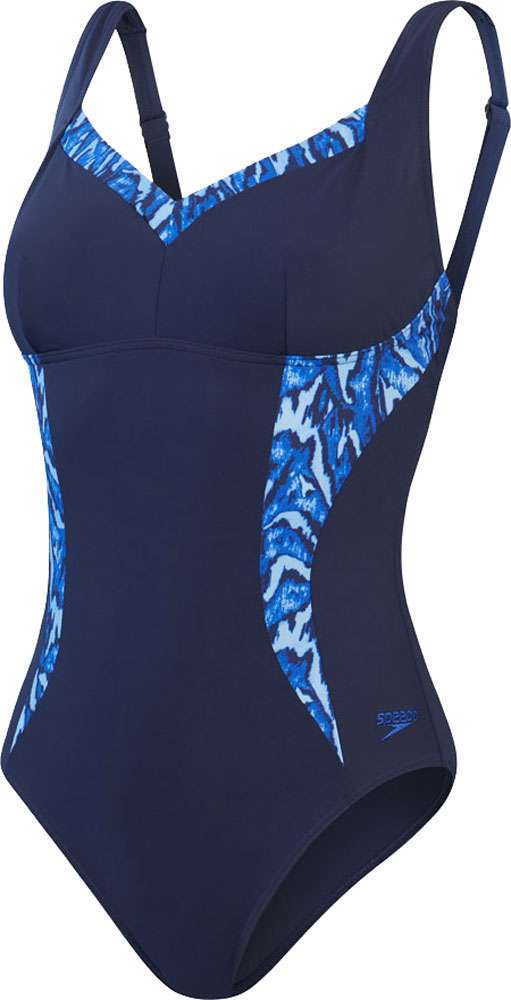 Justerbar tyndstrop med Speedo-print - badedragt til kvinder