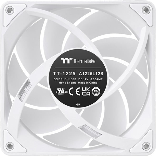 Thermaltake ct120 ex argb sync pc køleventilator sne (3-fan pakke) kuffertventilatorer (hvide, 3 stykker, 120 x 120 x 25 mm, pwm)