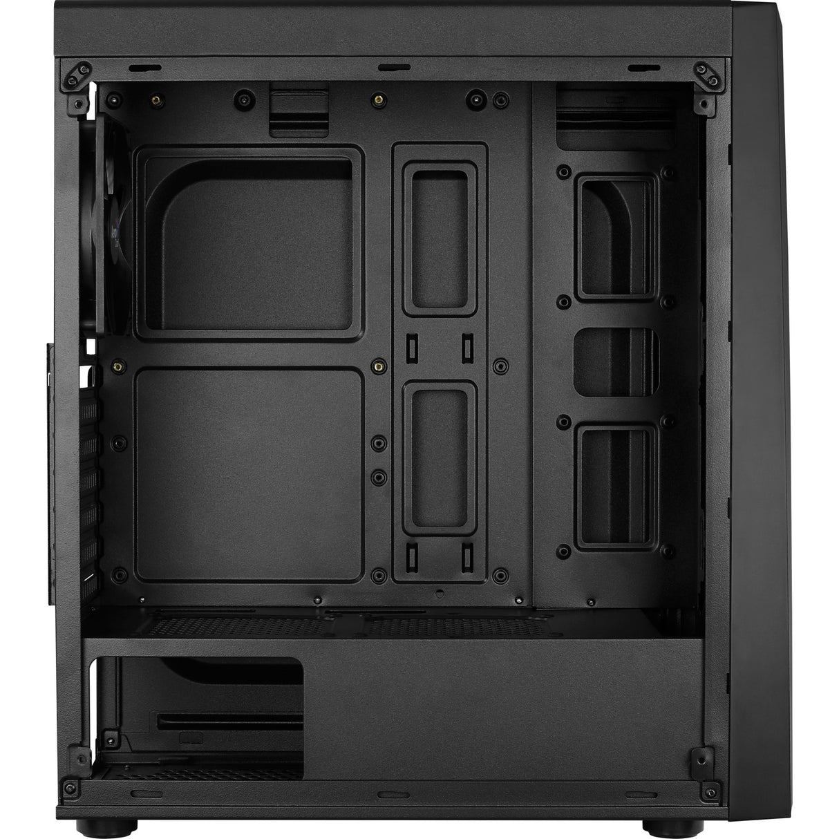 Aerocool bolt midi tårnhus (sort | 3x USB-A | RGB | vindue)