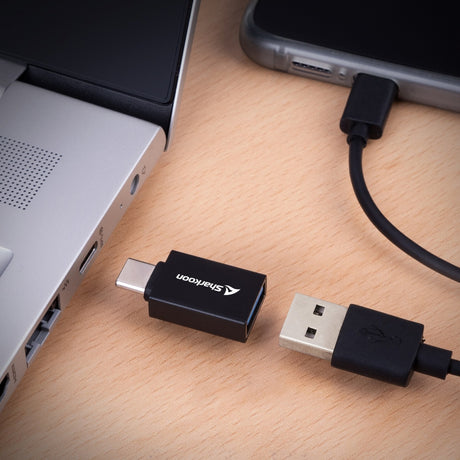 Sharkoon officepal USB-C adaptere (sort)