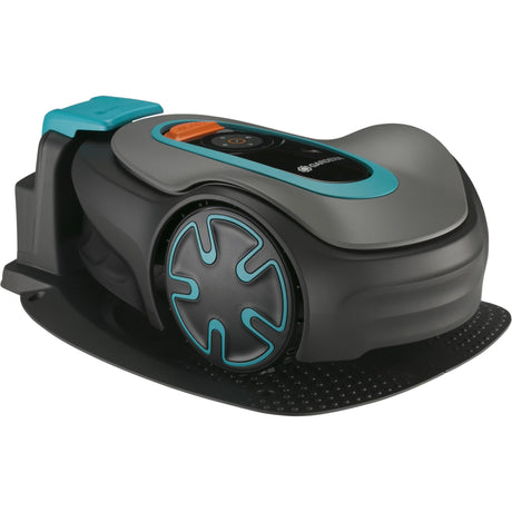 Gardena robotplæneklipper Sileno Minimo 250 (grå turkis, 250 m², li-ion batteri + basestation inkluderet, Bluetooth)