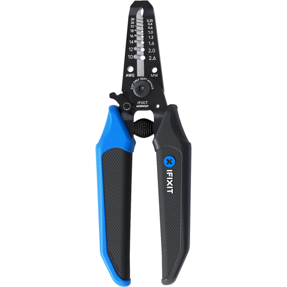 Ifixit mandible wire stripper stripping tang (sort blå)
