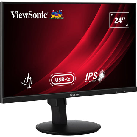 Viewsonic vg2409-mhdu-2 24 skærm (sort, 1x HDMI, 1x skærmport, USB-C, USB-A, USB-B, 100 Hz)