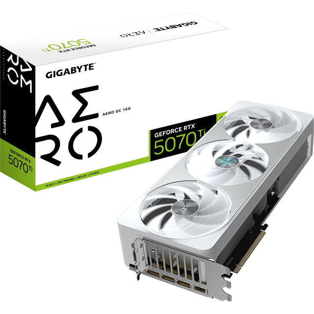 Gigabyte GeForce RTX 5070 Ti Aero OC 16G grafikkort (3x Display Port, 1x HDMI)