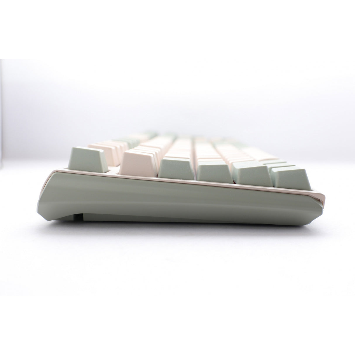 Ducky one 3 matcha tkl, tastatur (cremegrøn, us-layout, cherry mx silent red, pbt double shot, hot swap)