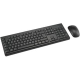 Kensington km150 eq trådløst desktop sæt desktop sæt (sort, us layout (qwerty), membran, 100%, 1200 dpi)