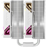 Xyz PC Gear Thermax 6 Duo RGB CPU-køler (hvid, Arbb, Pwm)