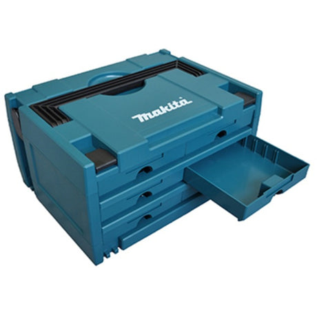 Makita Makstor No.3-6 værktøjskasse (blå, 6 mellemstore skuffer)