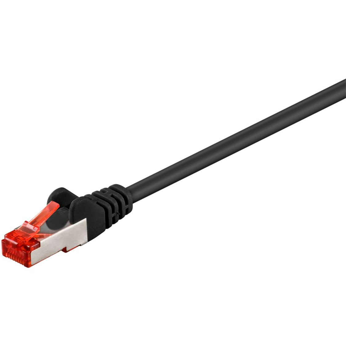 Goobay cat 6 patch kabel, s ftp (pimf) 3 meter (sort)