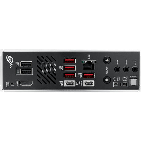 Asus ROG Strix B850-I Gaming Wi-Fi Socket AM5 bundkort (2,5 GB-LAN, Wi-Fi 7, BT, Lyd, Mini-ITX)
