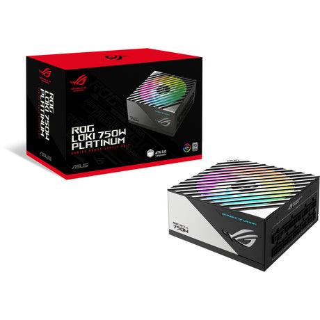 Asus ROG Loki SFX-L Platinum Modular 750 watt strømforsyning (sort, 1x 12V-2x6, 3x PCIe)