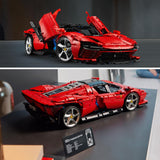 Lego technic ferrari daytona sp3 racerbil samlerobjekt til voksne - 42143