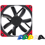 Noctua nf-s12a pwm chromax.black.swap case ventilator (sort, 120 x 120 x 25 mm)