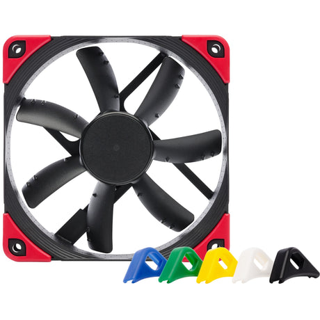 Noctua nf-s12a pwm chromax.black.swap case ventilator (sort, 120 x 120 x 25 mm)
