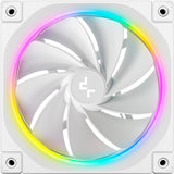 Deepcool fl12r rgb kabinet blæser (hvid, 120 x 120 x 25 mm, pwm)