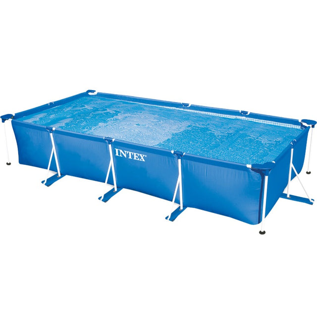 Intex swimmingpool med rektangulær ramme 450x220x84 cm (uden patronfiltersystem)