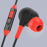 Powera-øretelefoner med ledning til Nintendo Switch 2 in-ear (sort rød, Nintendo Switch 2, Nintendo Switch, Nintendo Switch - OLED-model, Nintendo Switch Lite)