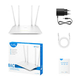 Cudy ac1200 wi-fi router (hvid, app)