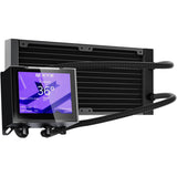 Xyz pc gear hydroview aio 240 vandkøling (sort, argb, pwm)