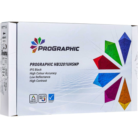 Iiyama prographic hb3201uhsnp-b1 31.5 4k uhd-skærm (sort (mat), hdmi, displayport, usb-c, lyd)