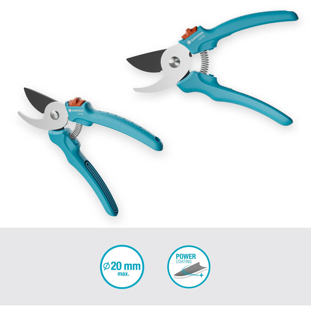 Gardena beskæringssaks easycut (turkis)