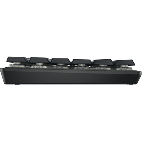 Cherry kw 550 mx lp, tastatur (sort, us-layout, mx lavprofil 2.0 elfenben, 96%, hvid led, pbt-taster)