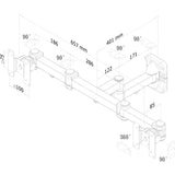Neomounts fpma-w960d fladskærms vægmontering (sort)